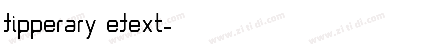 Tipperary eText字体转换
